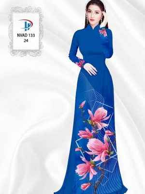 Vải Áo Dài Hoa In 3D AD NVAD133 42